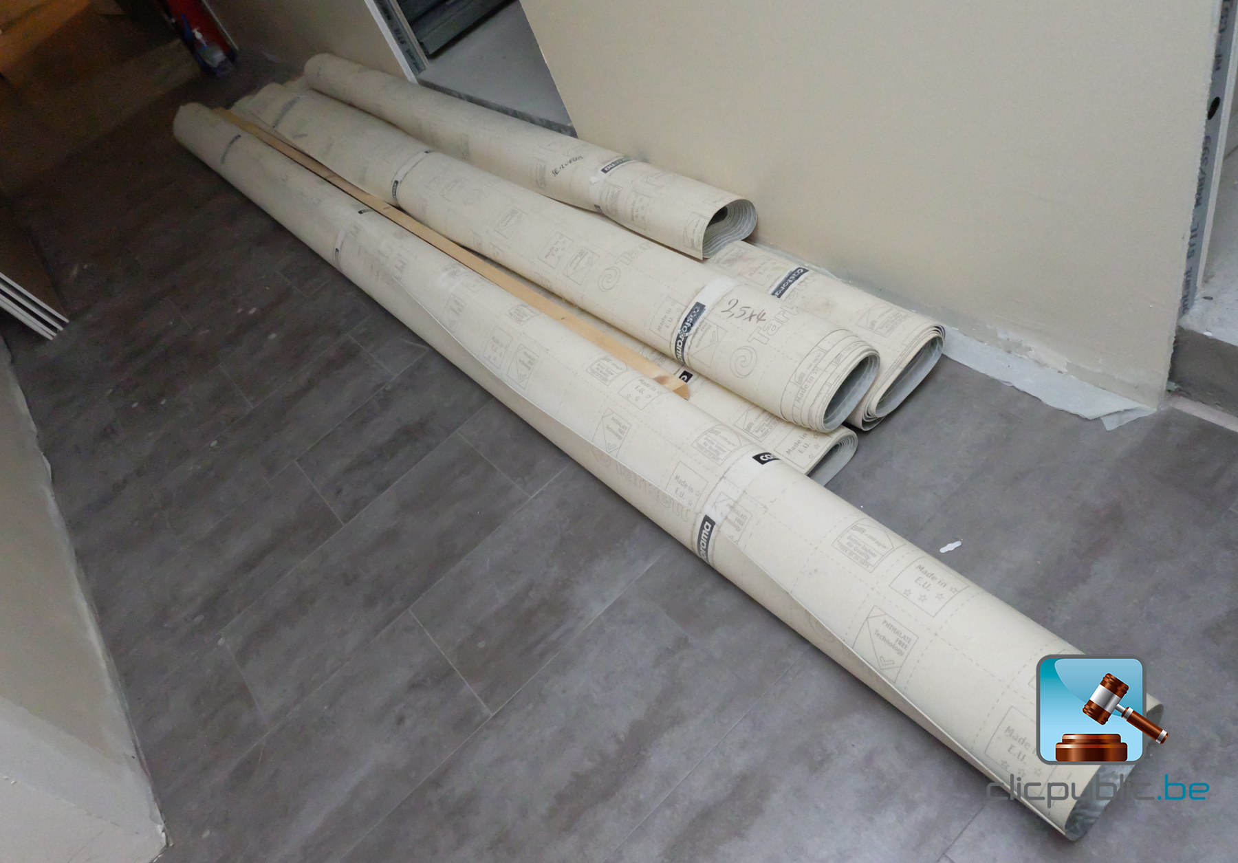 Lot de rouleaux balatum - Clicpublic.be, les ventes publiques en 1 clic.