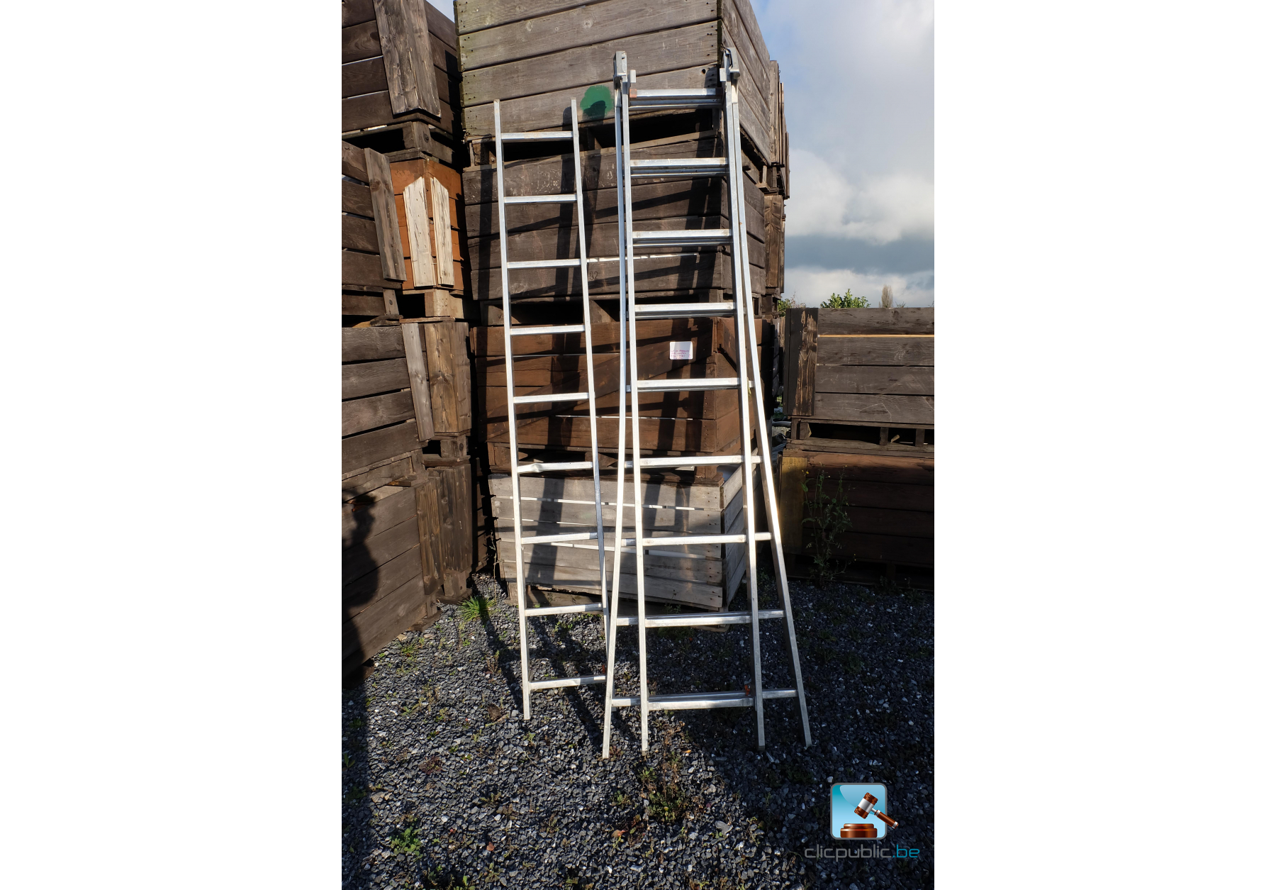 Échelle Triple Géante 7,5m Mr Bricolage – Bon état, Capacité 100kg