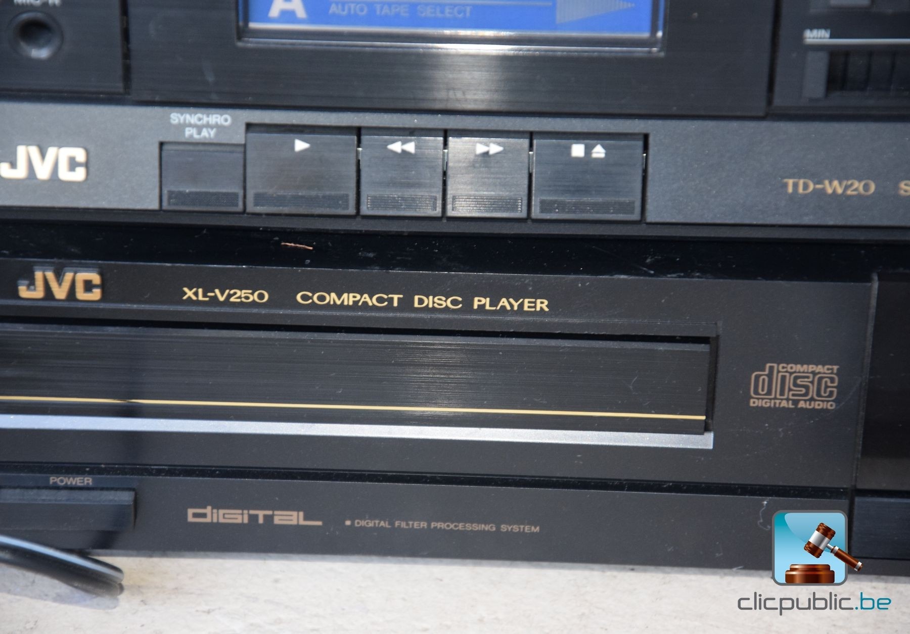 Chaîne Hi-Fi JVC DR-E3LBK - Radio-cassette Avec CD Et Entrée Phono - Occasion