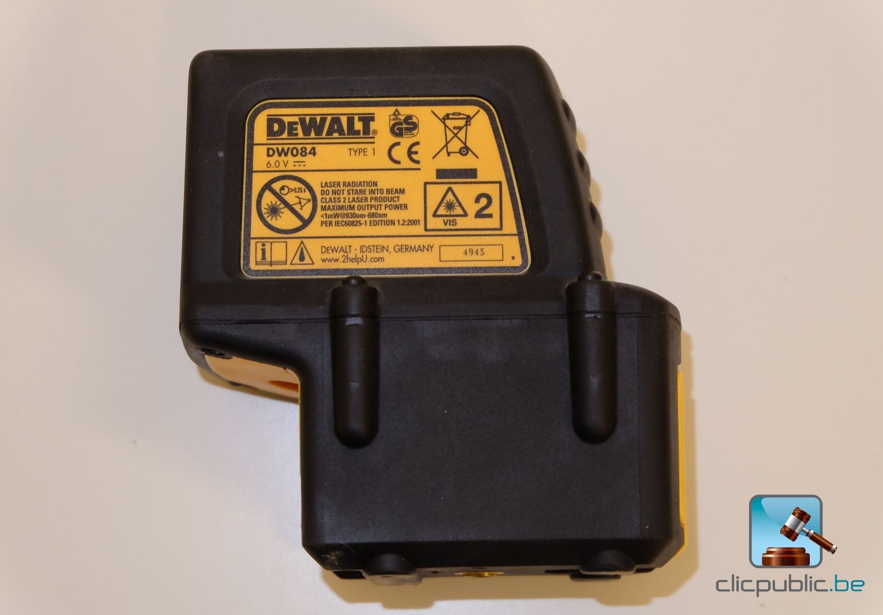 Tools - Ligneur Laser 4 points DEWALT DW084K-QS (ref. 136) - Clicpublic.be,  online auctions in 1 click.