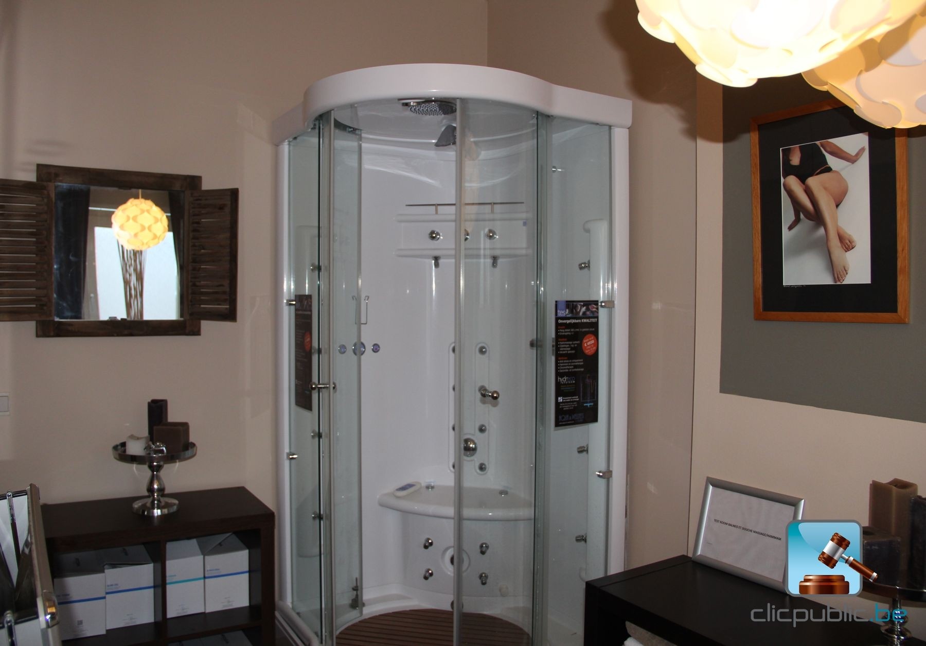 Douche balnéo d'hydromassage TES P'Référence 91 Clicpublic.be, les