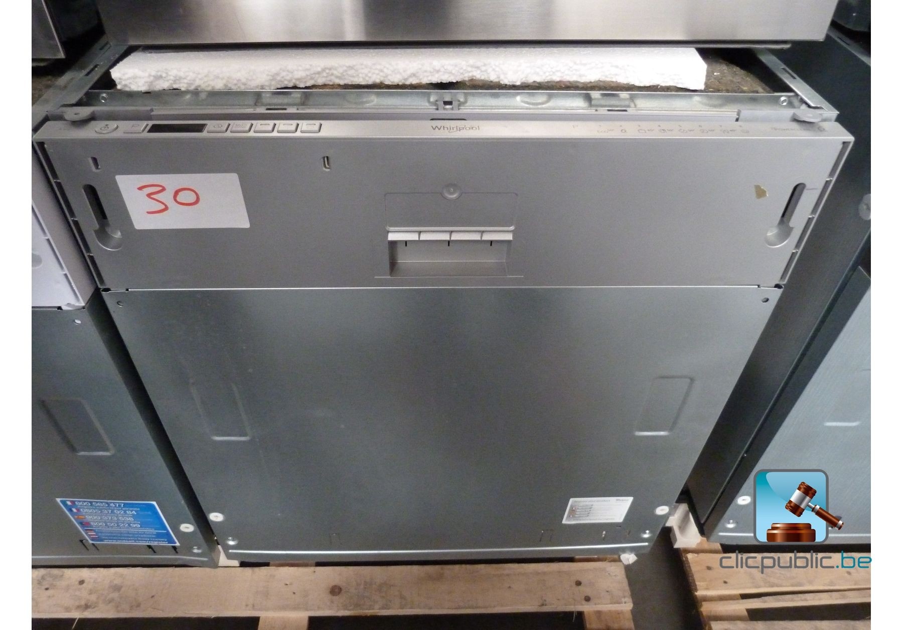 Lavevaisselle WHIRLPOOL DWL DEA 701B encastrable de classe A++ (ref