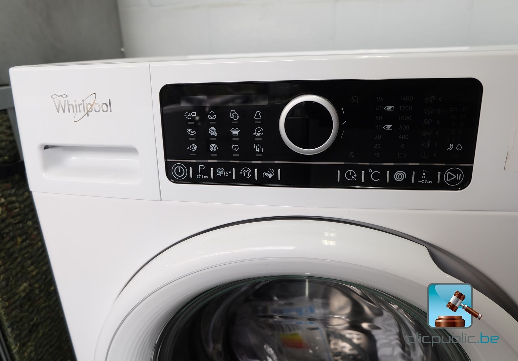 Lave Linge Whirlpool 6th Sense 8kg Notice