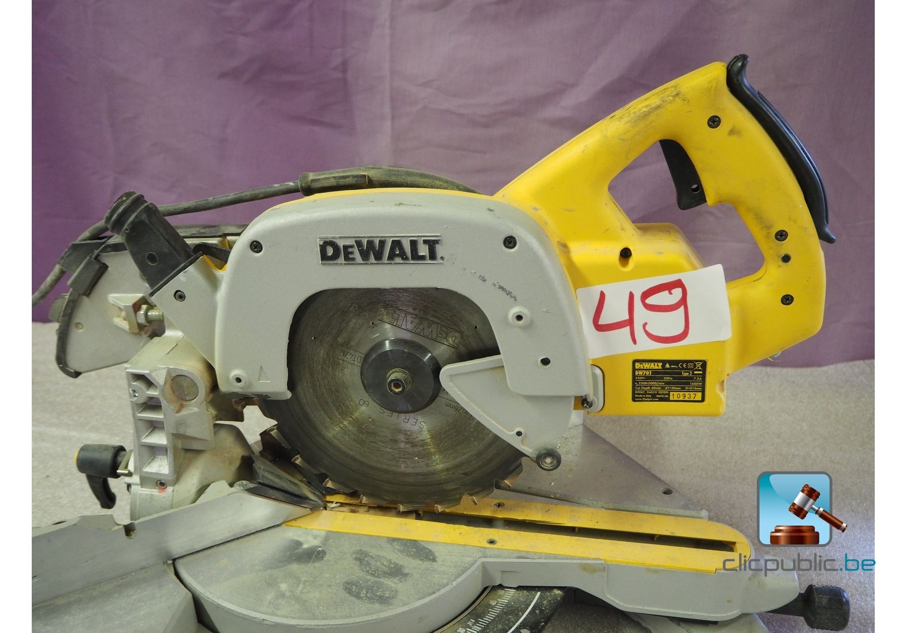Scie Circulaire DeWalt DWE576QS 1600W 230V - Occasion - Fonctionne Parfaitement