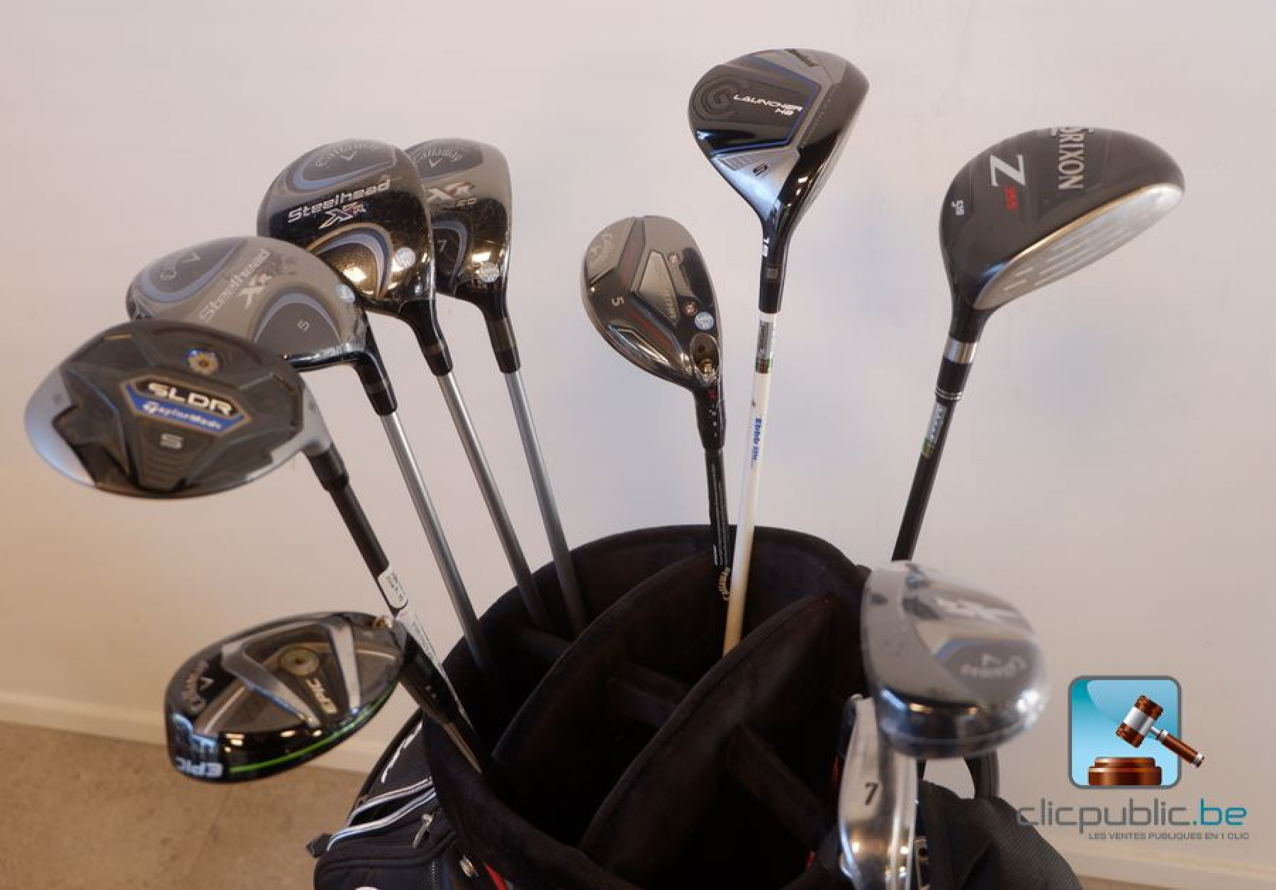 Lot De Pièces Pour Fabrication De Clubs De Golf Golfsmith - En Aluminium Et Acier - Occasion