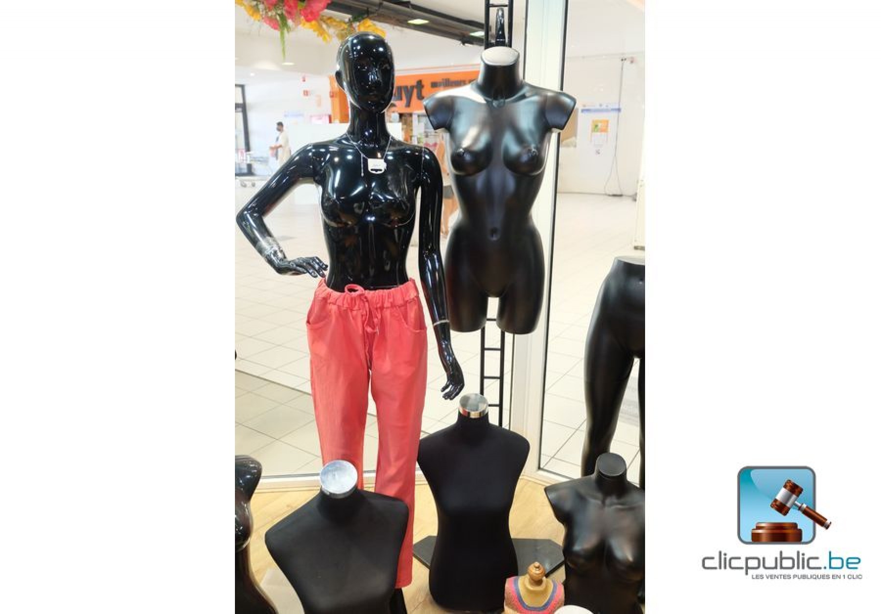 Mannequin Gonflable Portable Corps Entier Homme - Hauteur 168cm, En PVC, Pour Exposition Vêtements, Tailleur - 2