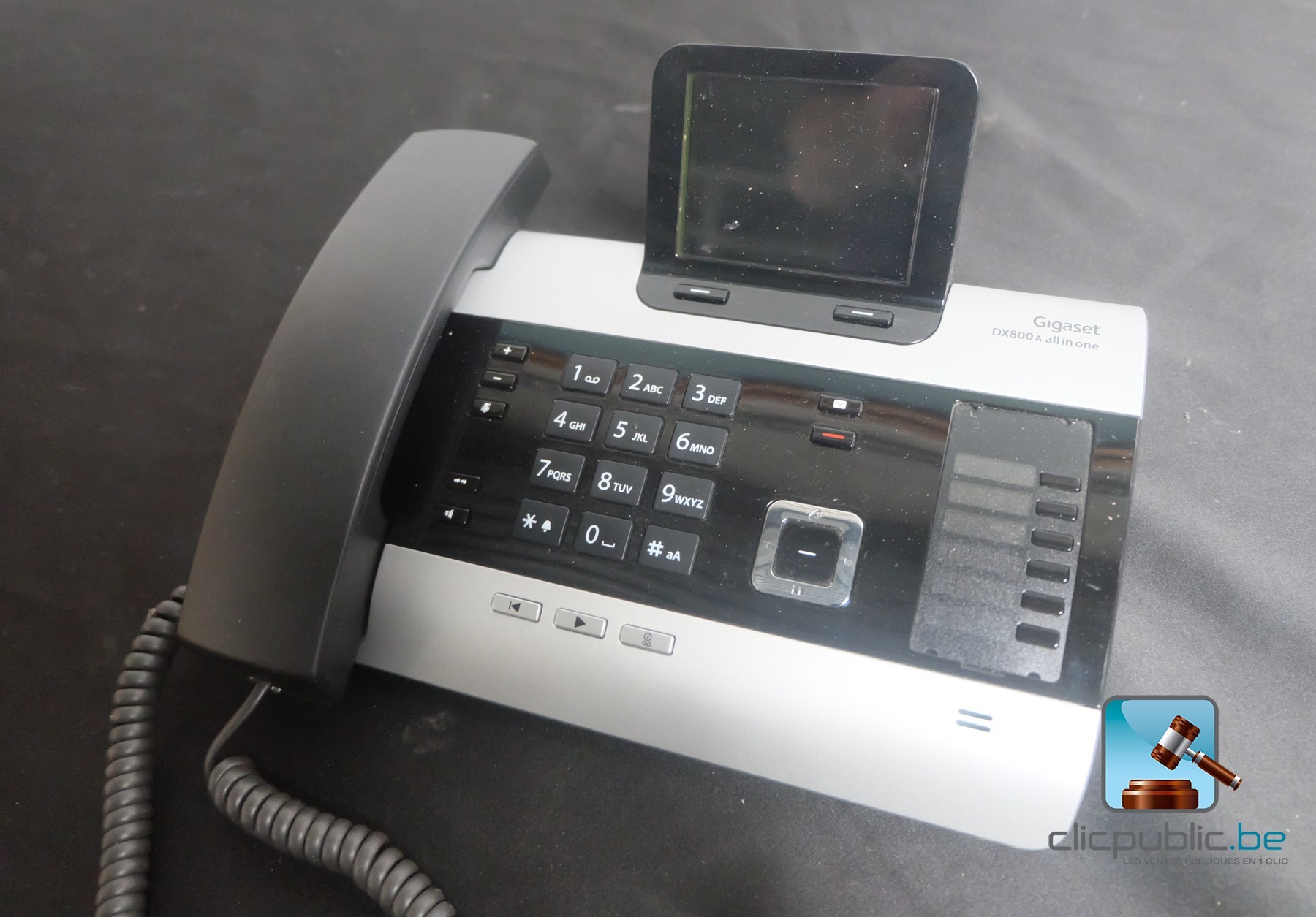 Téléphone Fixe Sans Fil Snom D717 - Écran Couleur TFT 2,7" - Compatible VoIP Et FritzBox - Reconditionné - Pour Bureau Ou Réception