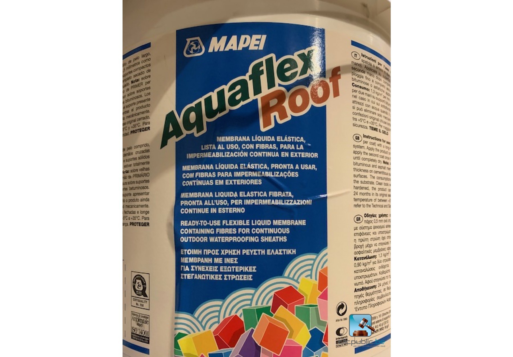 Lot de membranes liquide élastique Clicpublic.be, les ventes publiques en 1 clic.