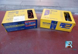 Satz von Ladegeräten für Autobatterien