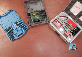 Batch von Werkzeugen und elektroportablen Maschinen