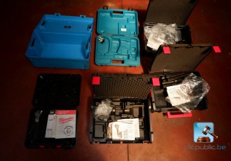 Satz Werkzeugkästen