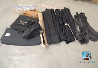 Satz von Netzen und Windschutzvorrichtungen