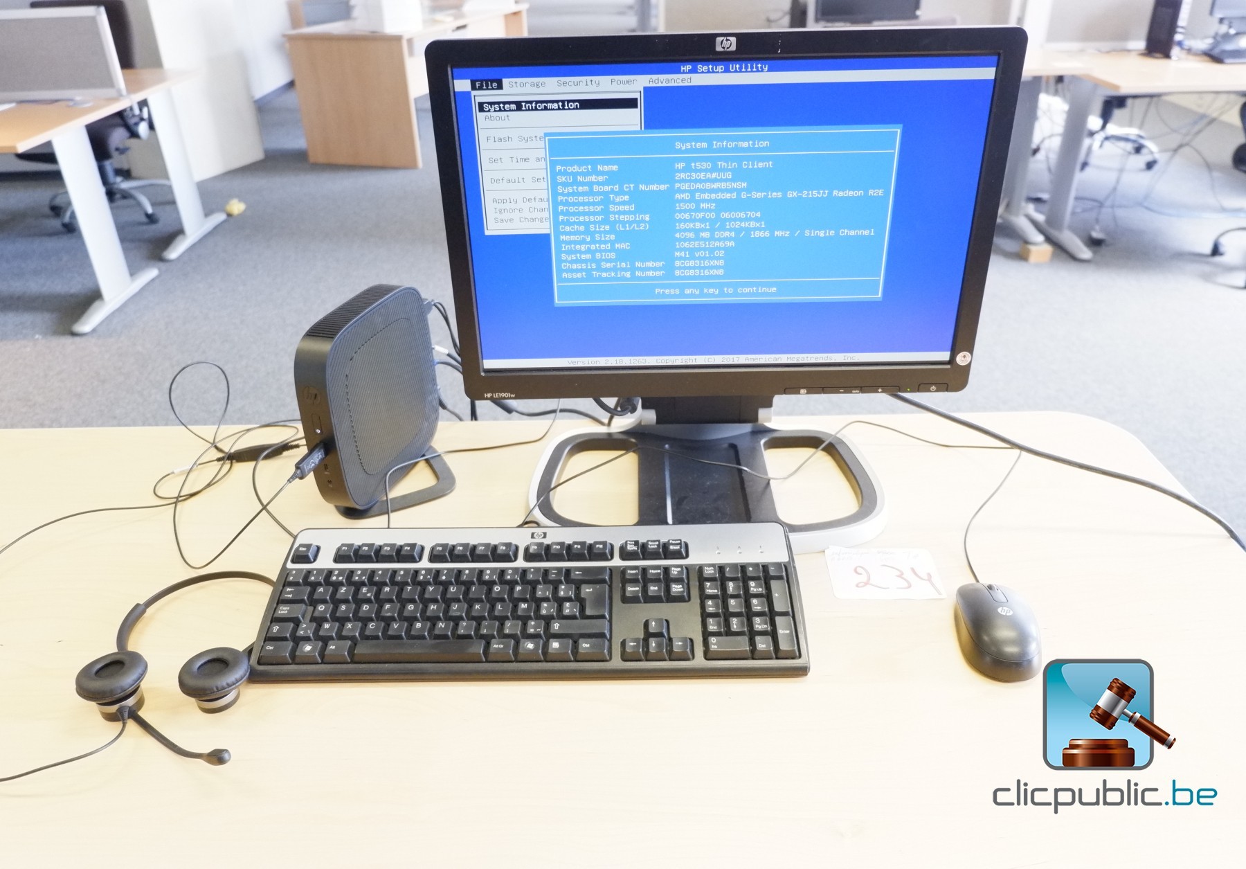 Lot de matériel informatique - Clicpublic.be, les ventes publiques en 1 ...