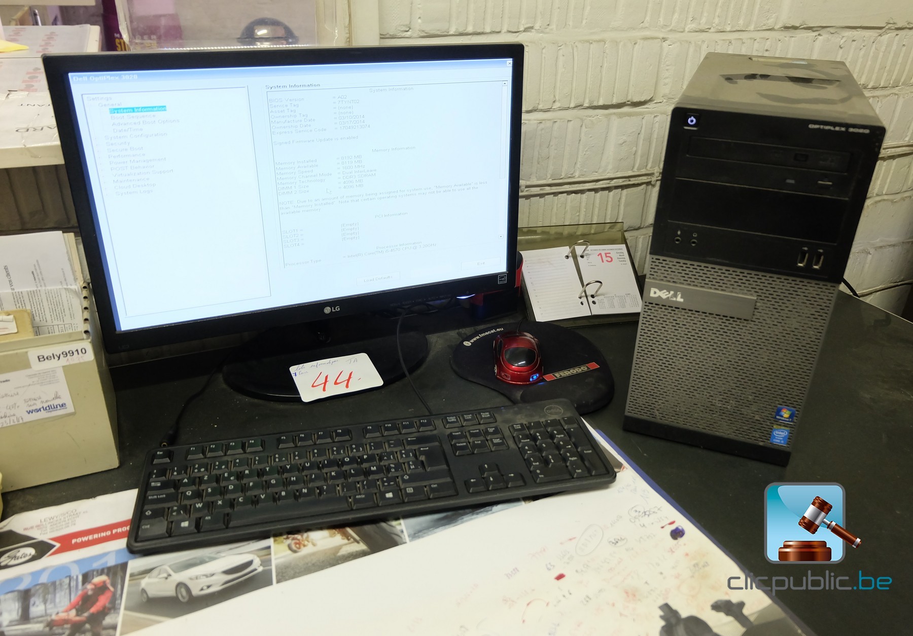 Lot de matériel informatique - Clicpublic.be, les ventes publiques en 1 ...