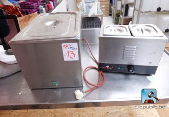 Lot d'appareils bain-marie