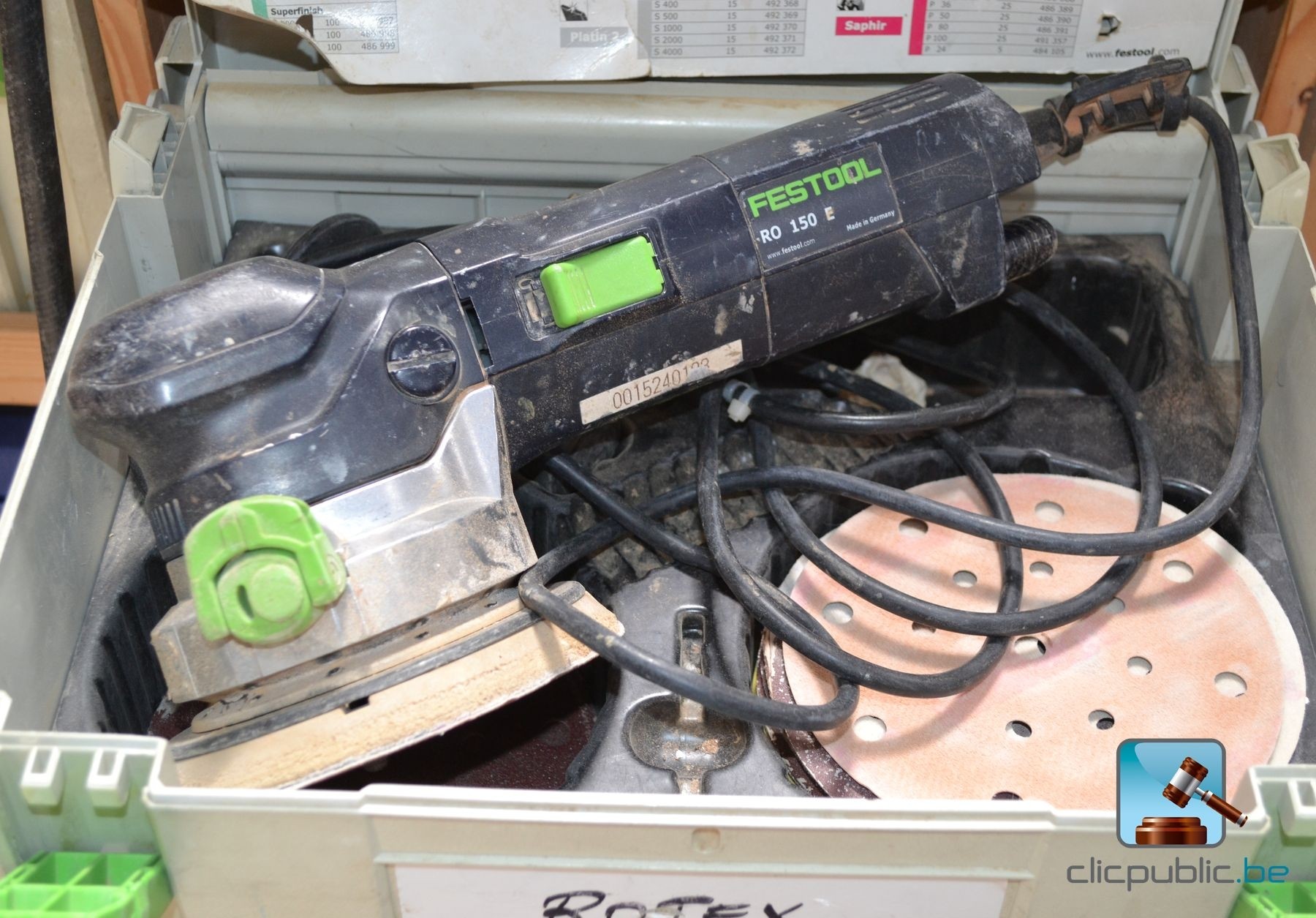 Eccentric Sander Festool Ro 150 E Clicpublic Be Online Auctions In 1 Click