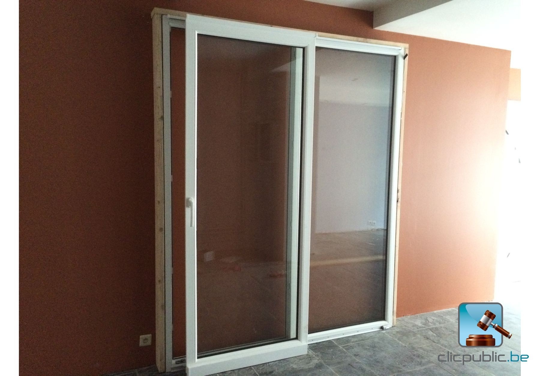 Baie vitrée et porte d'entrée PVC (Ref. 4) - Clicpublic.be, les ventes