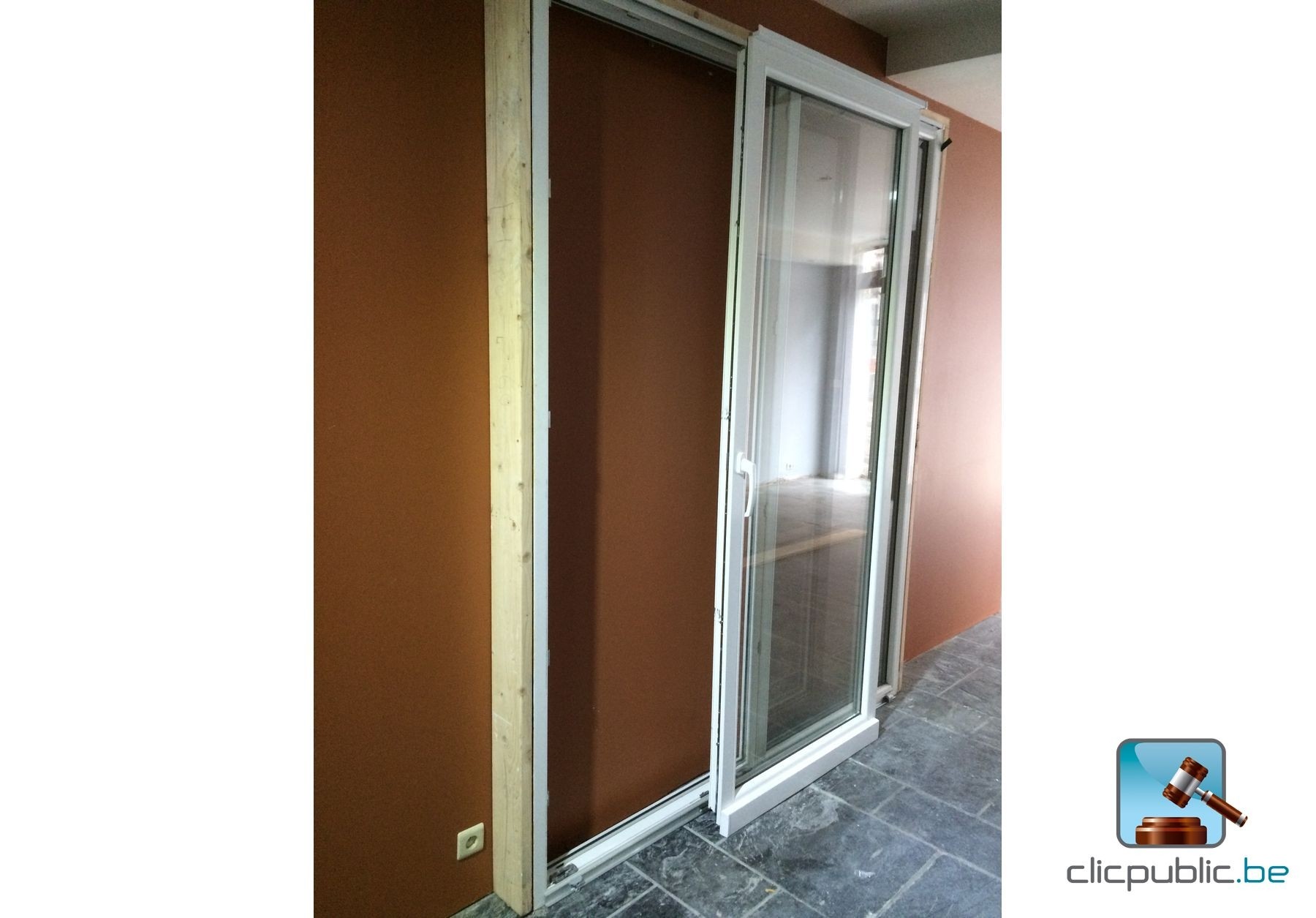 Baie vitrée et porte d'entrée PVC (Ref. 4) - Clicpublic.be, les ventes