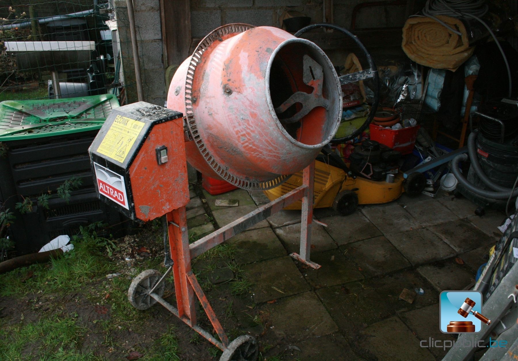 Concretemixer ALTRAD 600W (Ref. 6) Clicpublic.lu, online